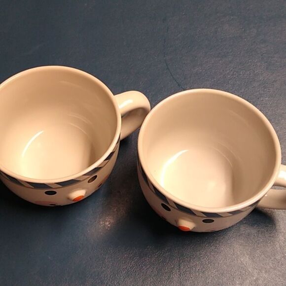 Melting Snowman Mug's Chocolate mugs Cottagecore Grandmacore Kitsch - Picture 2 of 6